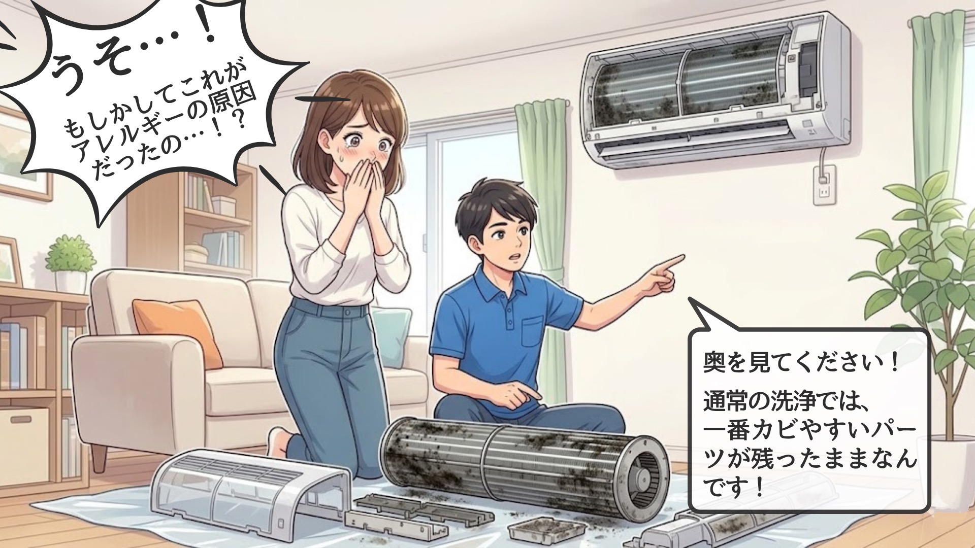 エアコン完全分解クリーニング - 東京住まいる